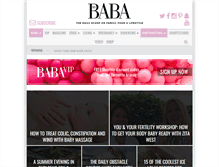 Tablet Screenshot of mybaba.com